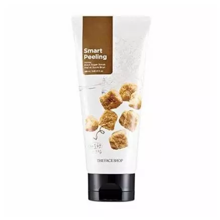 Скраб-пилинг с экстрактом черного сахара THE FACE SHOP Smart Peeling Honey Black Sugar Scrub